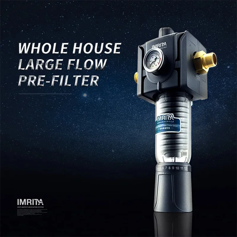 Reusable Whole House Water Filter System Pre-Filtration 304 Stainless Steel Pre Filter For Home Use