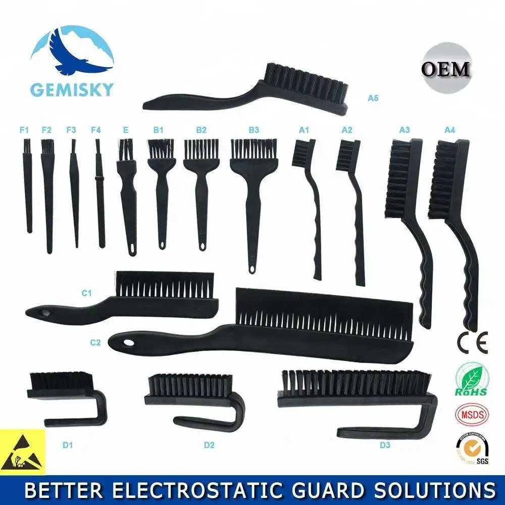 Anti static Conductive Brush For Cleaning PCB Toothbrush Type Anti Static ESD Brush for SMT PCB Cleaning