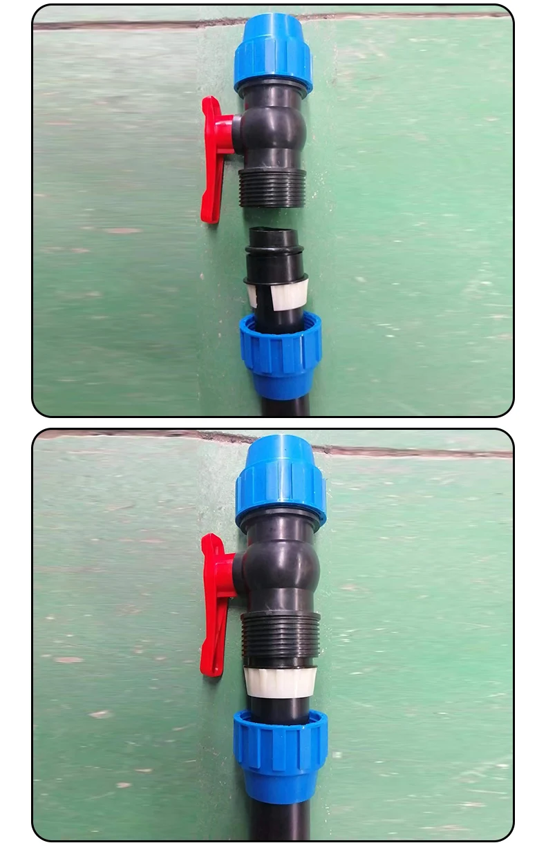 Farm drip irrigation system compressed drip irrigation pipe fittings for drip irrigation system or agricultural system
