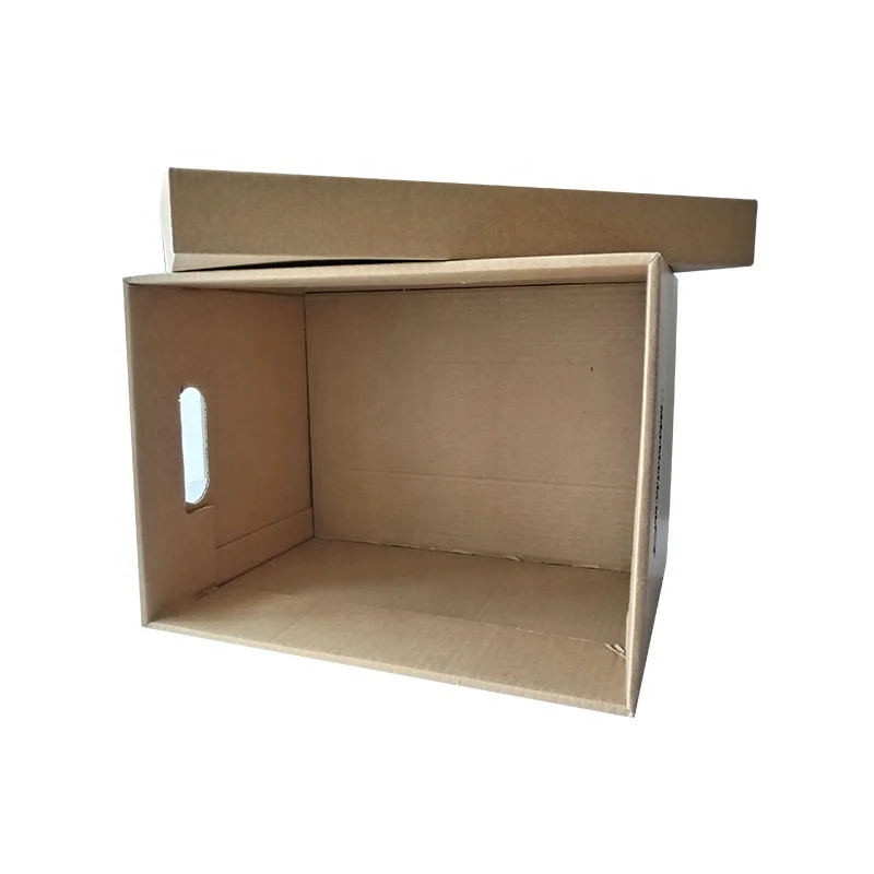 ZY Packaging office File Storage Boxes Standard Assembly cartons Lift-off Lid packaging box for Letters Legal report brown boxes