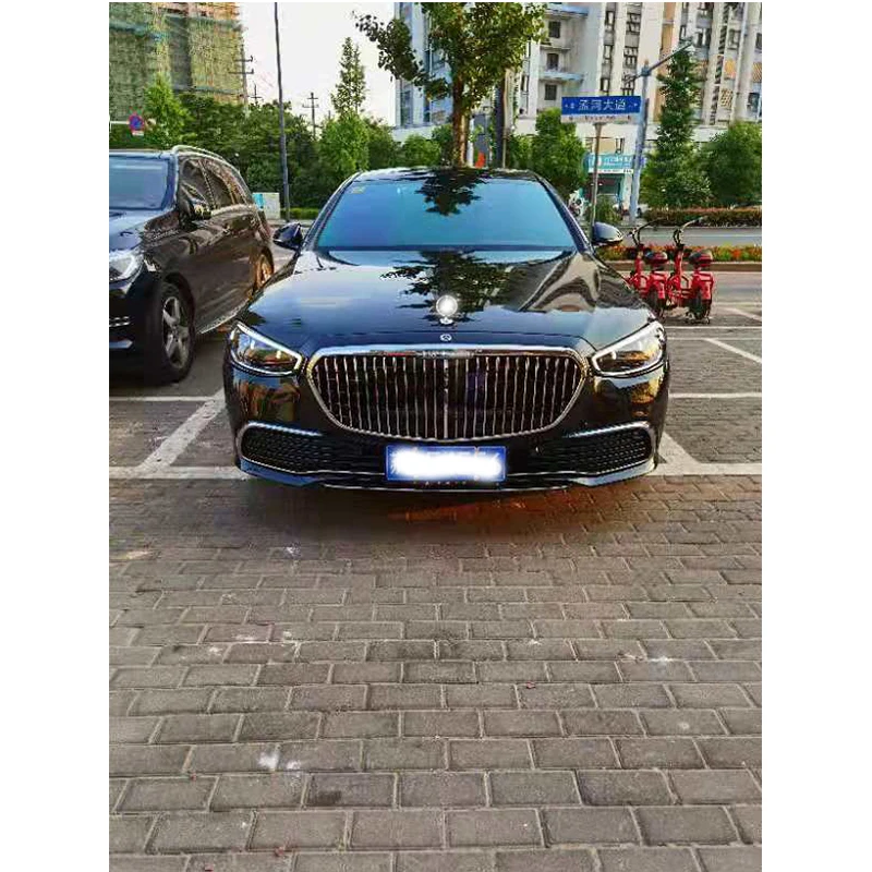 Передняя решетка Maybach style для Mercedes-Benz W223 Заводская розетка отличная цена