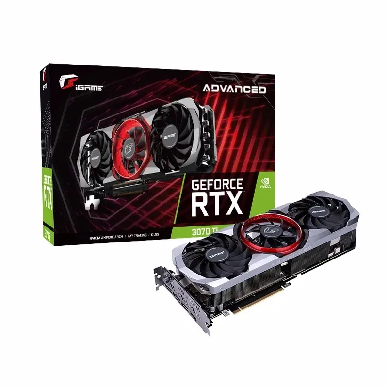Цветная видеокарта IGAME Zotac As/us TUF Msi Gigabyte Nvidia RTX 3070ti Advanced Vulcan OC 3070