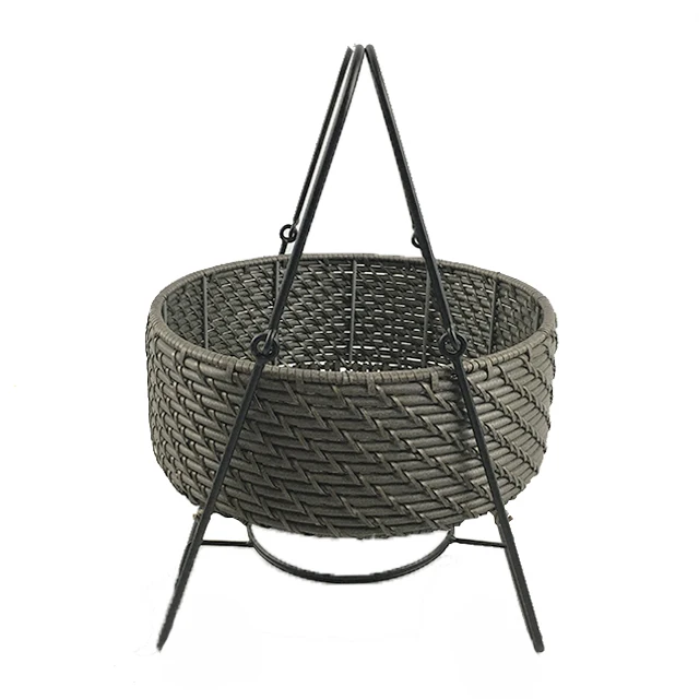 Factory Direct Sales Outing Outdoor Picnic Large Capacity Storage Basket Hotel Restaurant Food Display Storage Basket