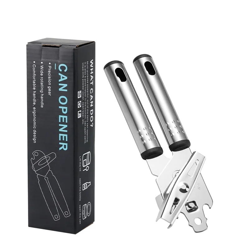 High Quality Stainless Steel Cans Opener Professional Ergonomic Side Cut Manual Can Opener