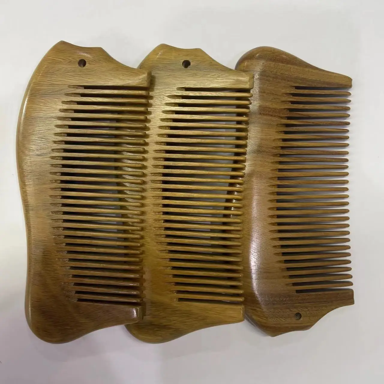Portable Handmade Premium Natural Wooden Comb Verawood Sandalwood Comb Set