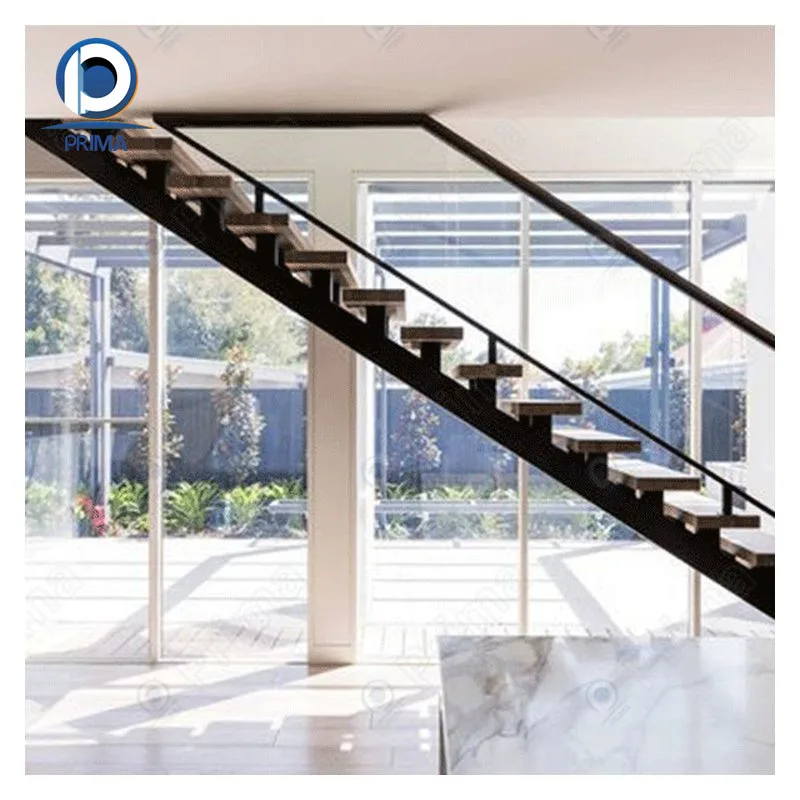 Prima Stairs  Lift Chair Stair Railing Galvanized Outdoor Indoor Steel Frame Mono Spine Stairs
