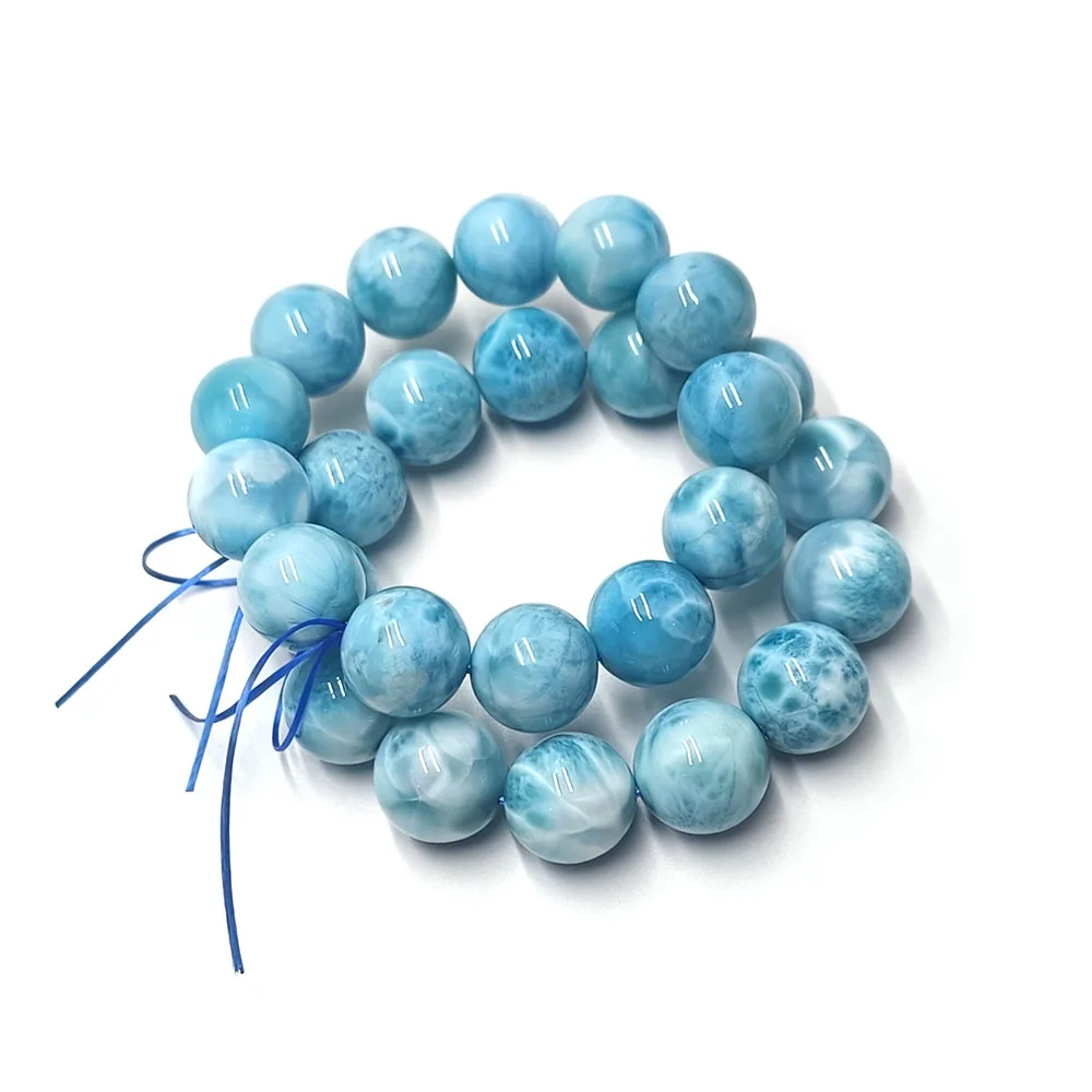 Selling Natural Larimar Bracelet High Quality Dominican Crystal for Decoration Fine Jewelry Bracelets