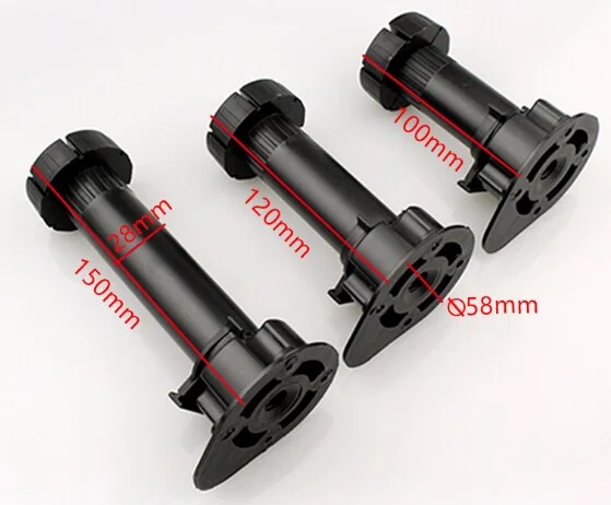 Kitchen Cabinet Leveling Leg Furniture Sofa Leg Plastic Adjustable Height Leg