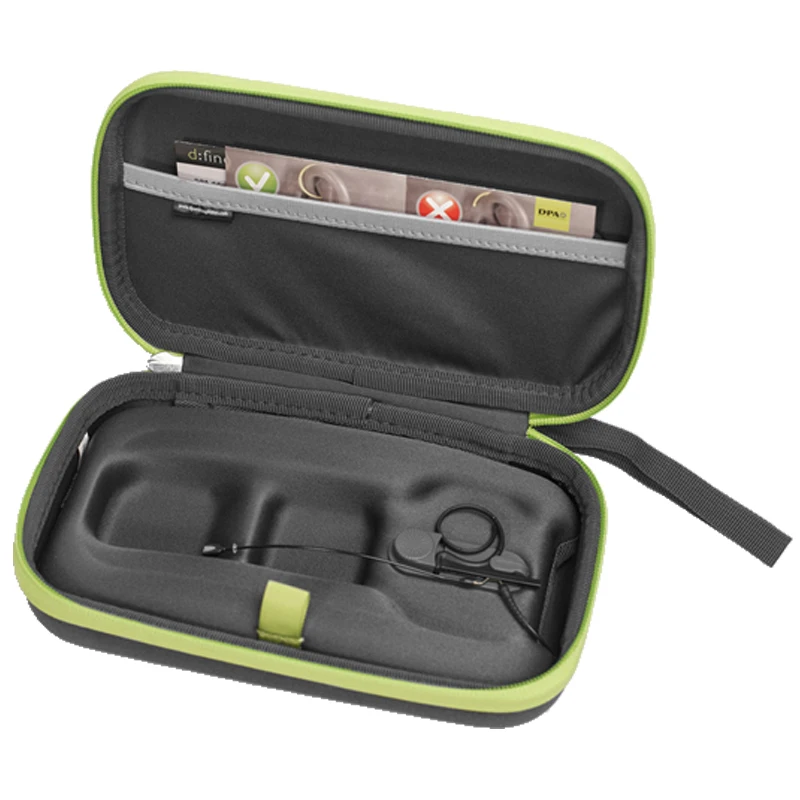 eva hearing aid protective kit case with insert for the deaf