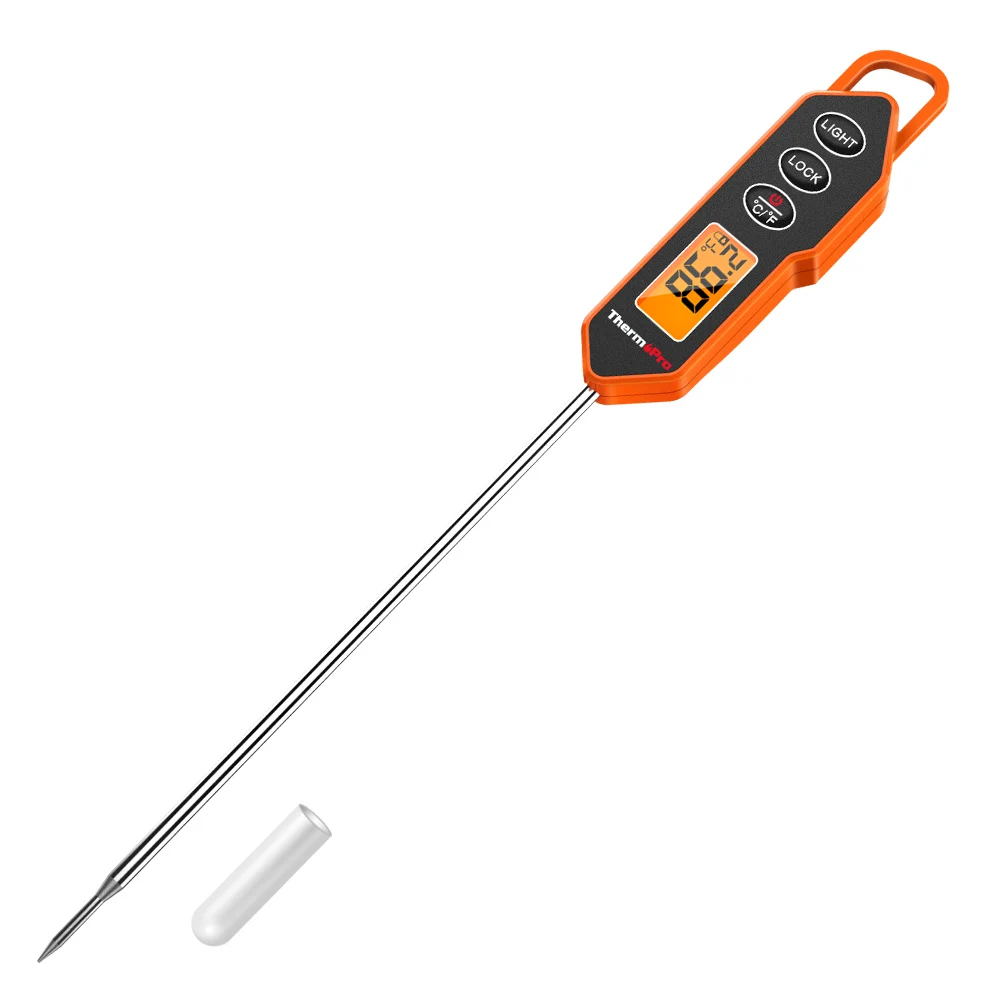 Термометр Thermopro TP01H цифровой с подсветкой и мгновенным считыванием для приготовления мяса барбекю высокотемпературный духовки