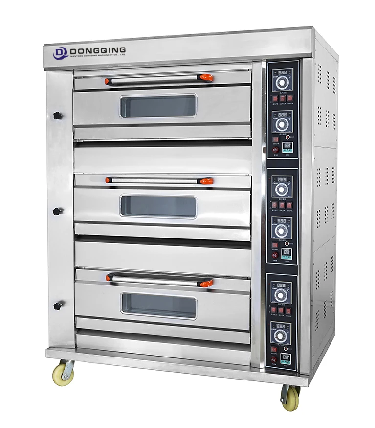 Top Seller Household Silver Stainless Steel HGB-60 D Suitable For Home 3 Deck 6 Tray Electric Oven