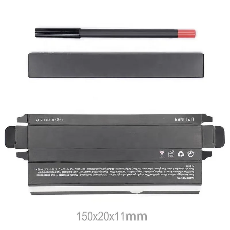 Dark Brown Lip Liner  Pencil 13 Colors Custom  Private Label Pigment Lip Liner Makeup