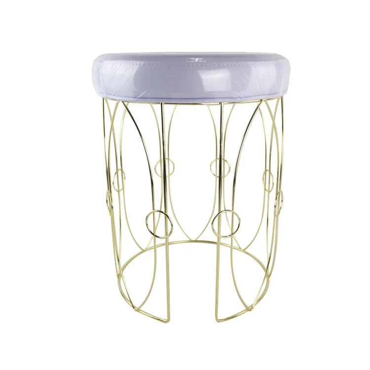 
chrome restaurant vintage industrial adjustable metal stool 