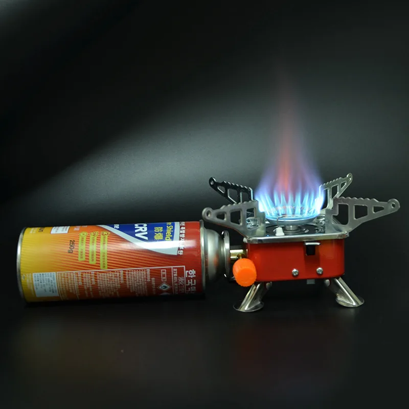 Portable Mini Camping Outdoor Fold Alcohol Stove Gas Stove Survival Furnace Stove Pocket Picnic Cooking Gas Burner