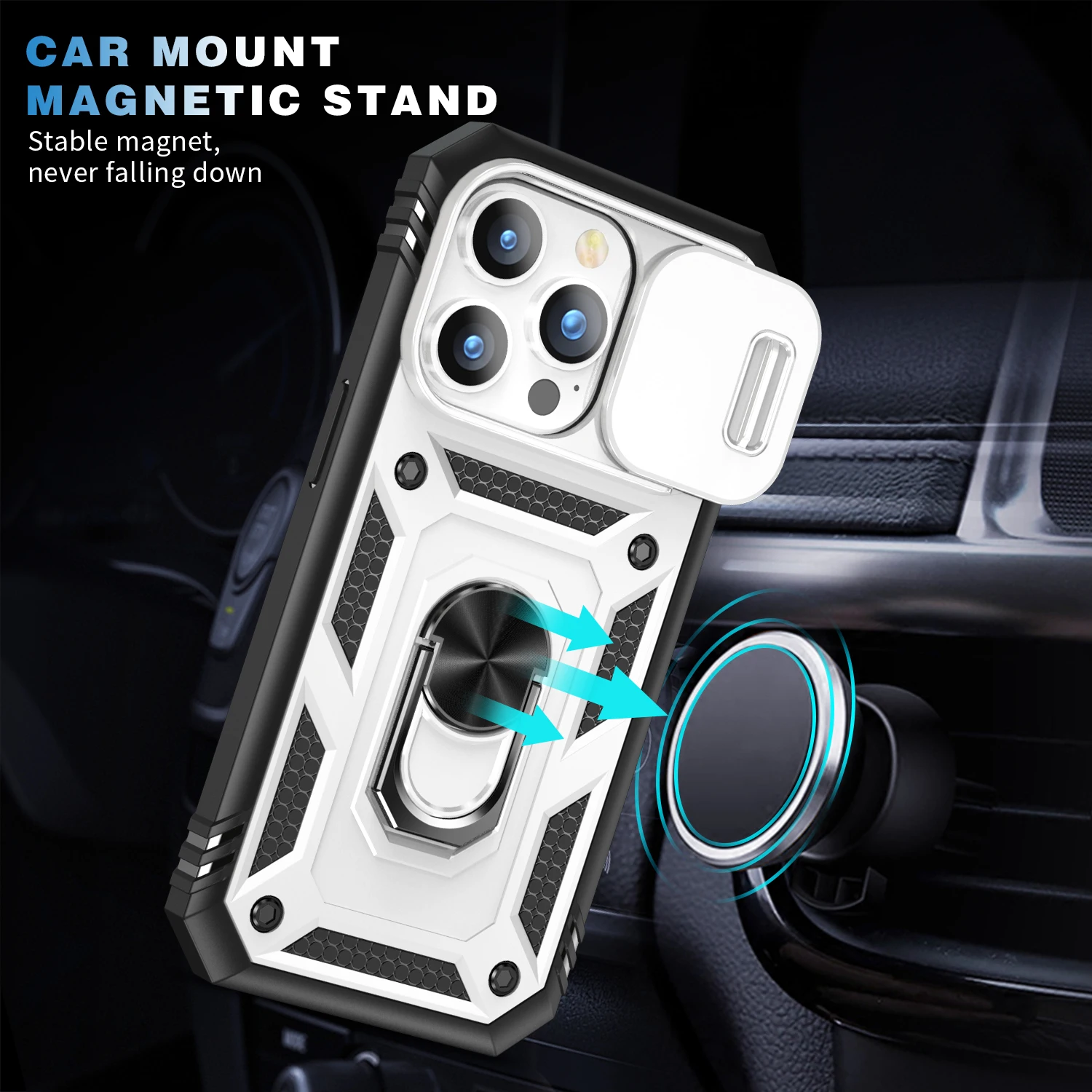 Luxury Drop Protection Heavy Duty Protector Cover for iphone 11 12 13 14 15 16 Shockproof Mobile Phone Case