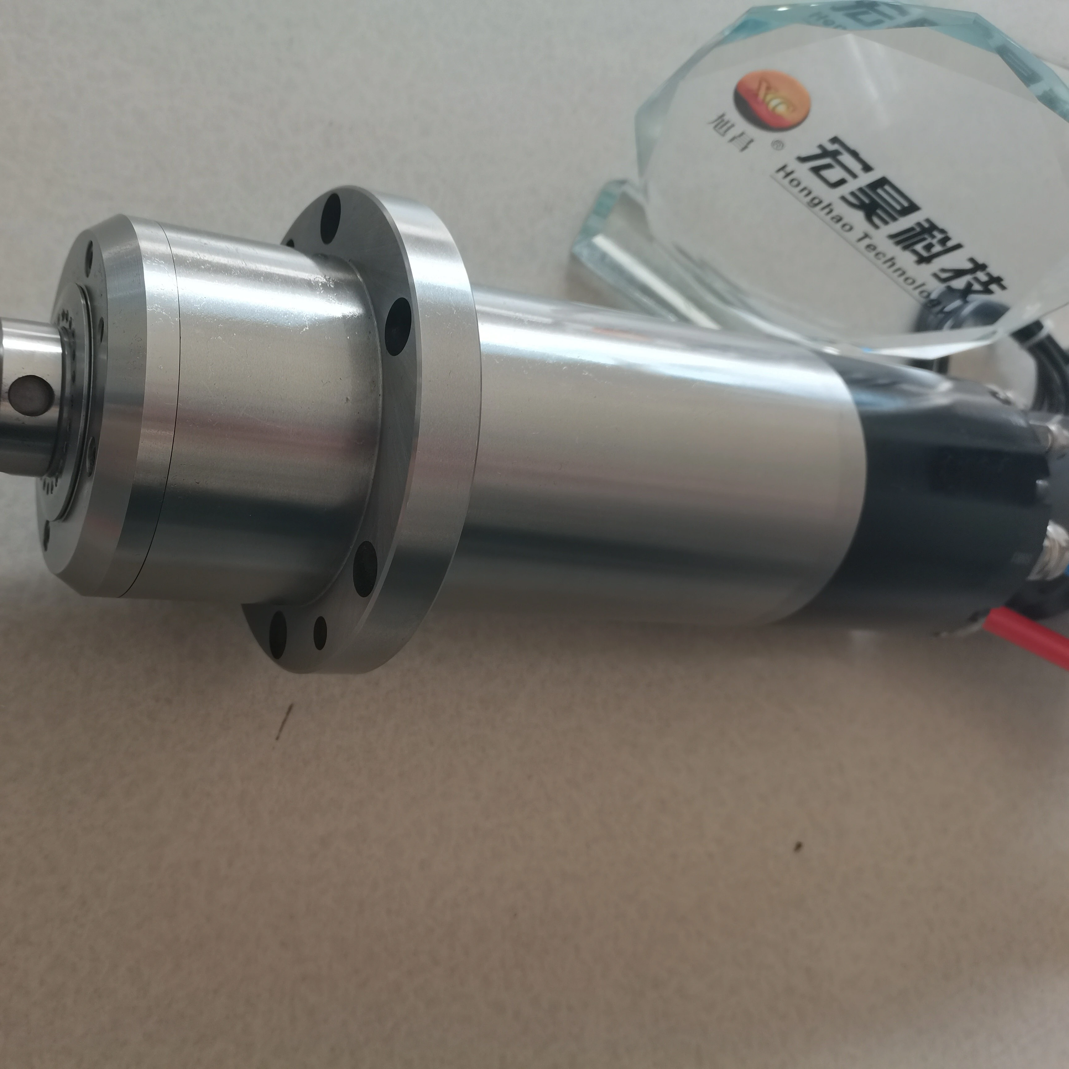 OD125mm 12kw 30000rpm permanent magnet synchronous bt30 atc spindle for hard metal cut