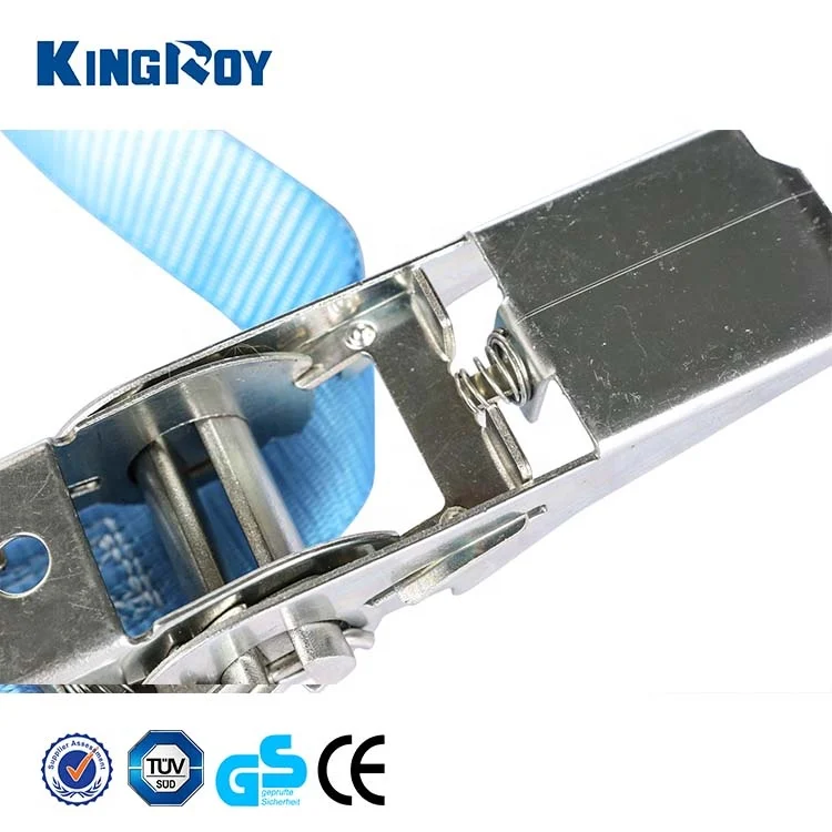 KingRoy ratchet strap 800kg black logo 25mm x 4 m  auto ratchet tie down