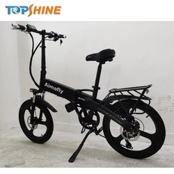 Real Time GPS Tracking 20 inch Folding Fat Tire Electric Bicycle with Colourful ebike Computer