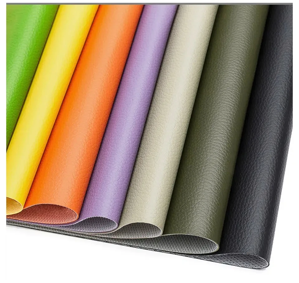 faux leather upholstery fabric manufacturer customized weave artificial leather white faux leather roll