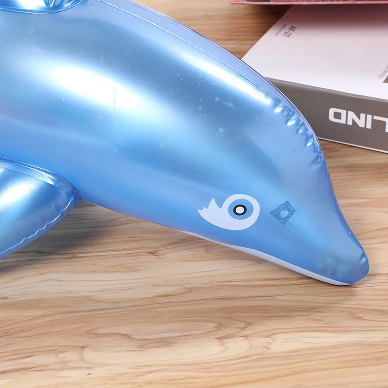 Factory Customized Pvc Inflatable Toy Swimming Pool Water Park Floating Animal Shape Inflatable Dolphin Toy