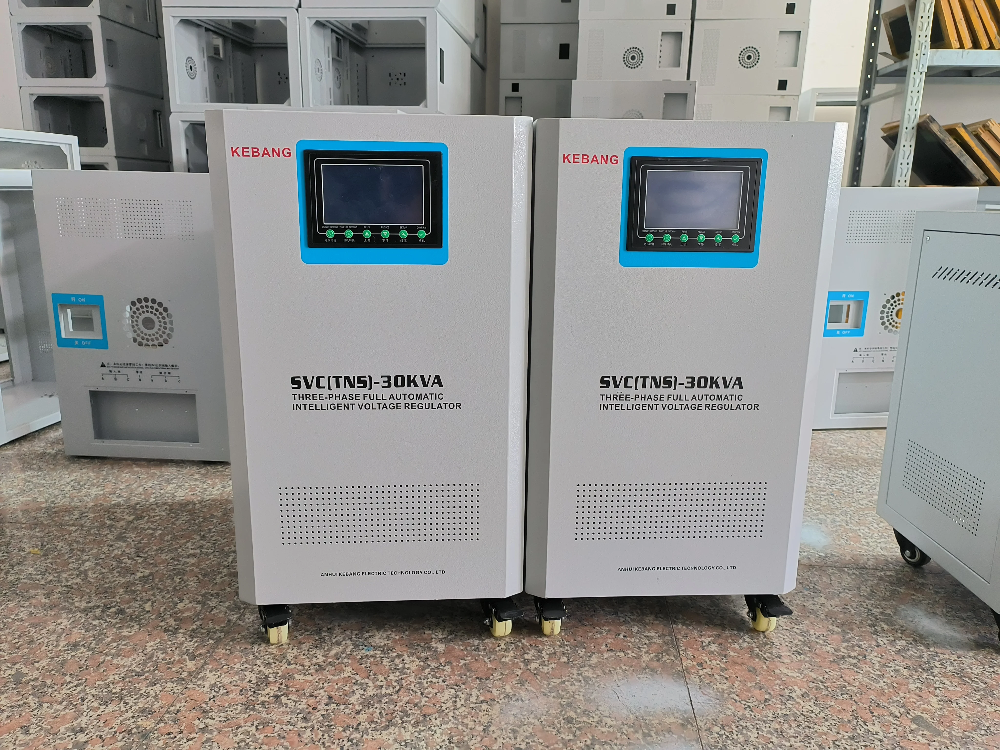 Three Phase Tns-9kva 15kva 30kva 50kva Automatic Power Voltage Regulator Stabilizer  Voltage Regulator