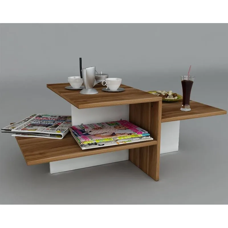
Low coffee table living room handcrafted coffee table laminated wood 