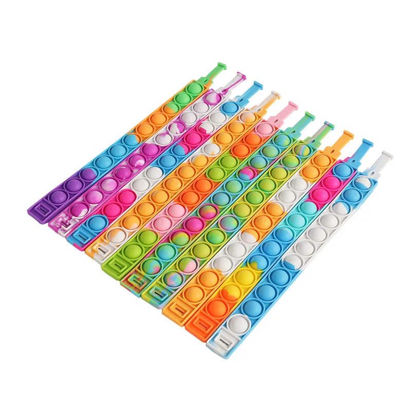 Push Pop Bracelet Fidget Push Toy   For Kids