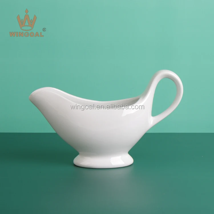 Household porcelian Gravy Boat for kitchen