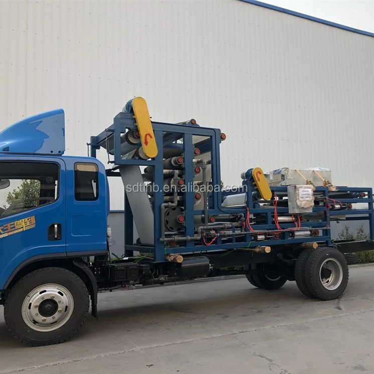 food used dewatering equipment vacuum belt filter press for sale
