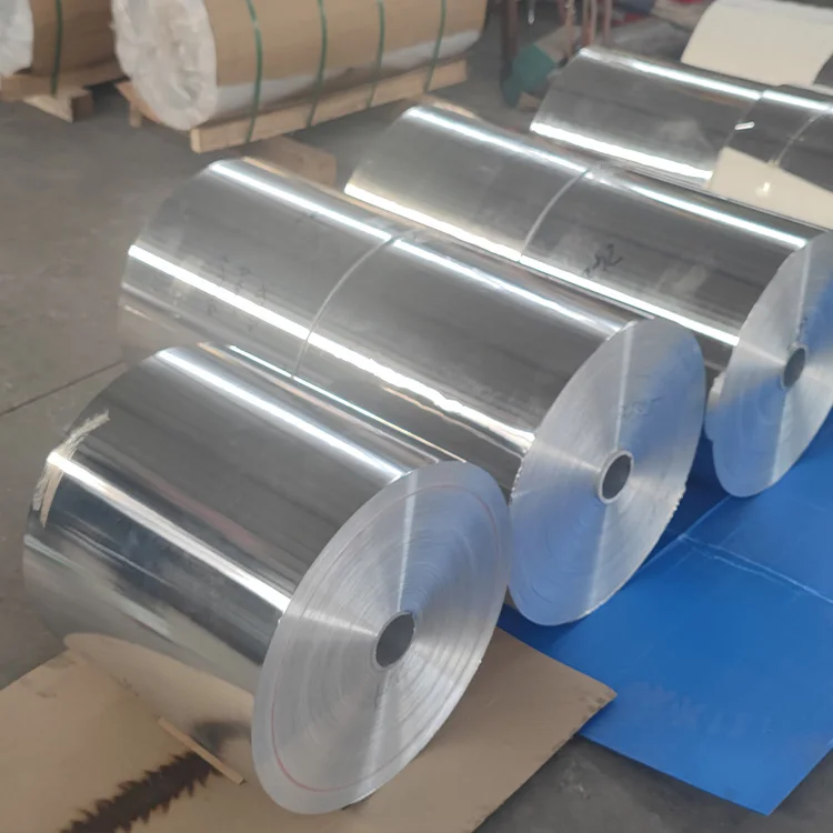 aluminium foil roll 8011 14 microns aluminium foil jumbo roll manufacturers