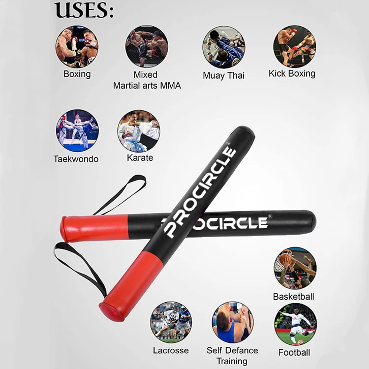 Leather Weather Proof Boxing Training Sticks Coordination Speed Reaction