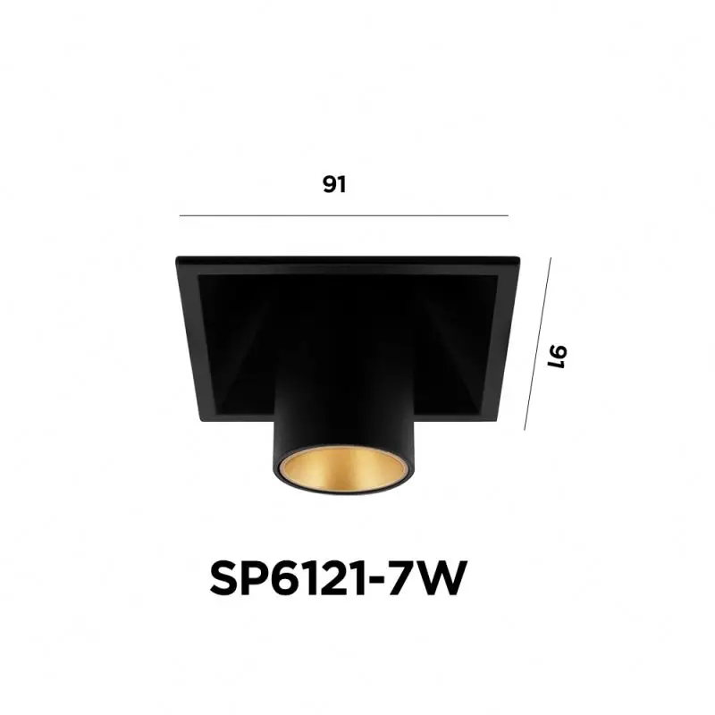 FAST Factory promotion cheap price aluminum white black SN CH deep spotlight fitting MR16 GU10 G5.3 led downlight housing