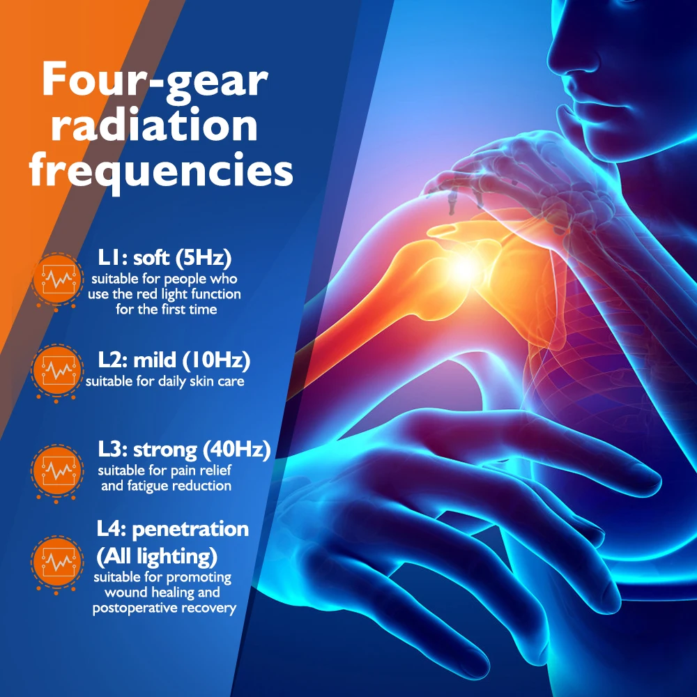 3 in 1 Cordless Electric Heating Knee Warmer Heated Knee Massager Shoulder Brace Adjustable Vib