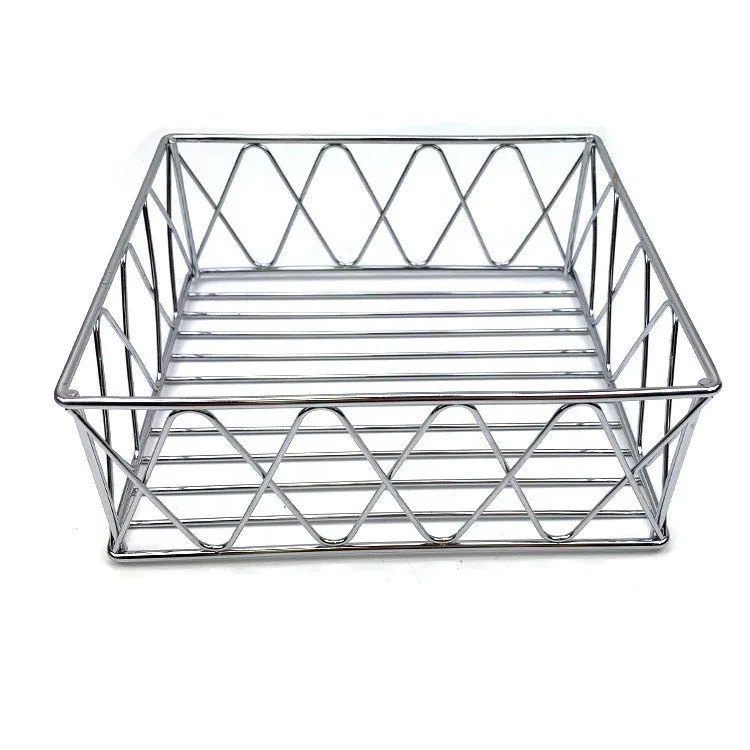 Высококачественная корзина для пищевых фруктов из нержавеющей стали металлическая проволочная сетка хлеба Настольная хранения кухни гостиной