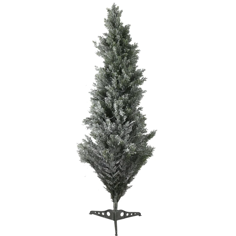 Китайский поставщик индивидуальный декор для помещений и улицы счастливое вечнозеленое искусственное растение дома сада зеленое дерево кипариса