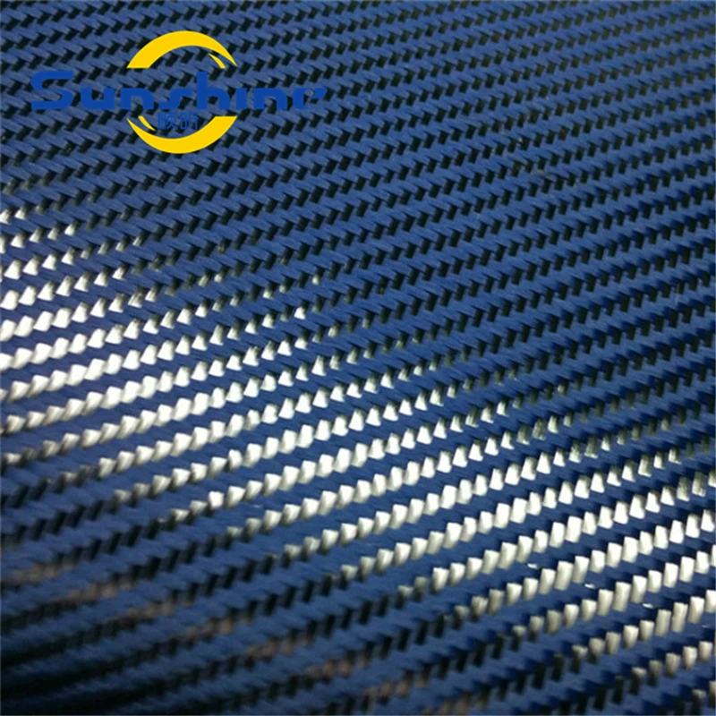 Cut Resistant 200gsm Carbon Kevlar Fiber Mixed Fabric
