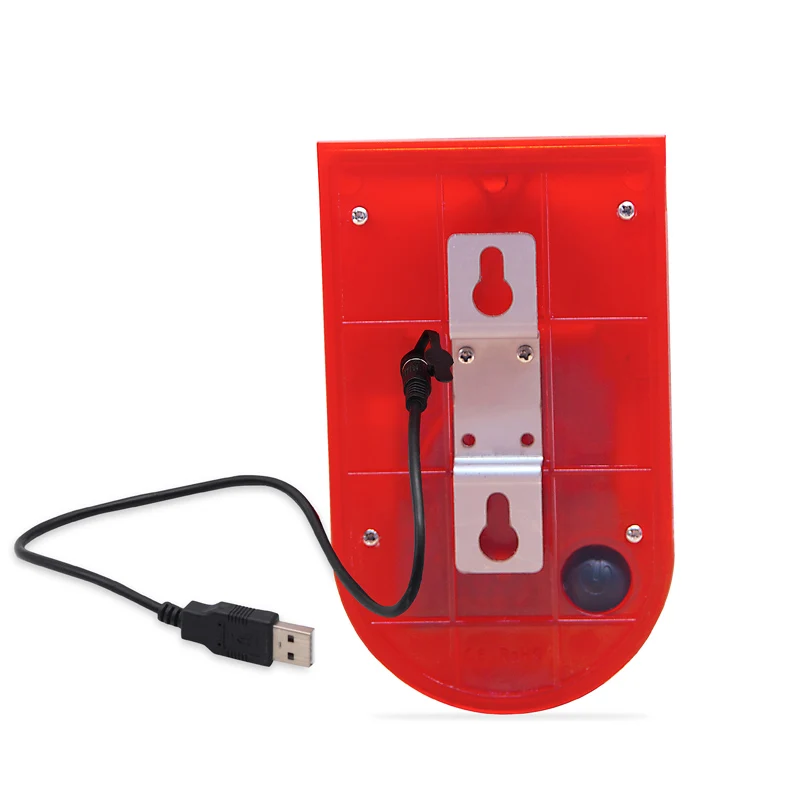 Cheaper price PIR motion sensor  outdoor wireless security alarm system 129db loud siren solar home alarm security wall light