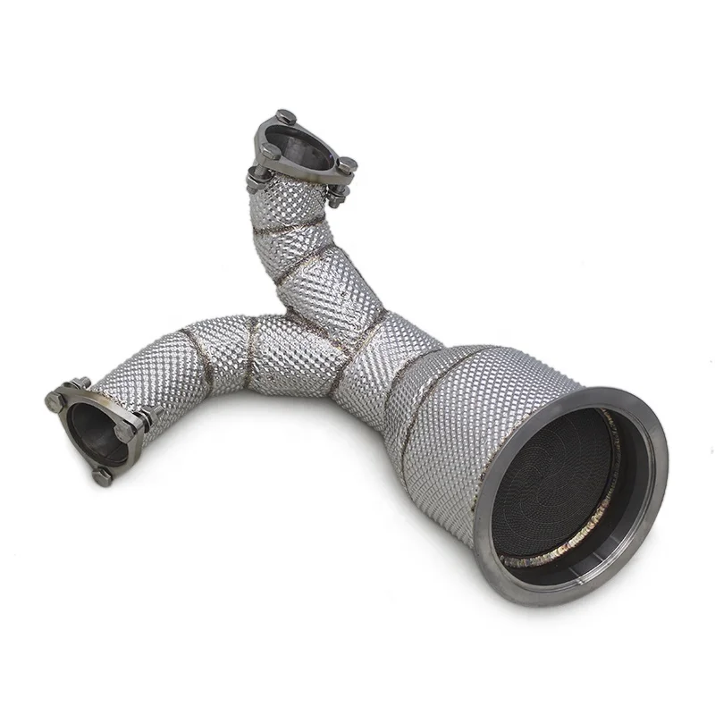 Boska Exhaust Downpipe Catalytic converter catted downpipe with catalyst Exhaust Pipe For AUDI S4/S5 B9 3.0T 2019-2023
