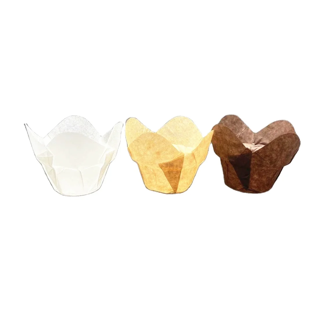 lotus cupcake wrappers mini loaf pan muffin liners greaseproof paper cakecup liners
