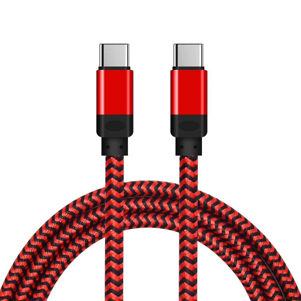 Лидер продаж плетеный кабель Usb Type C для iPhone быстрой зарядки Pd 18 Вт