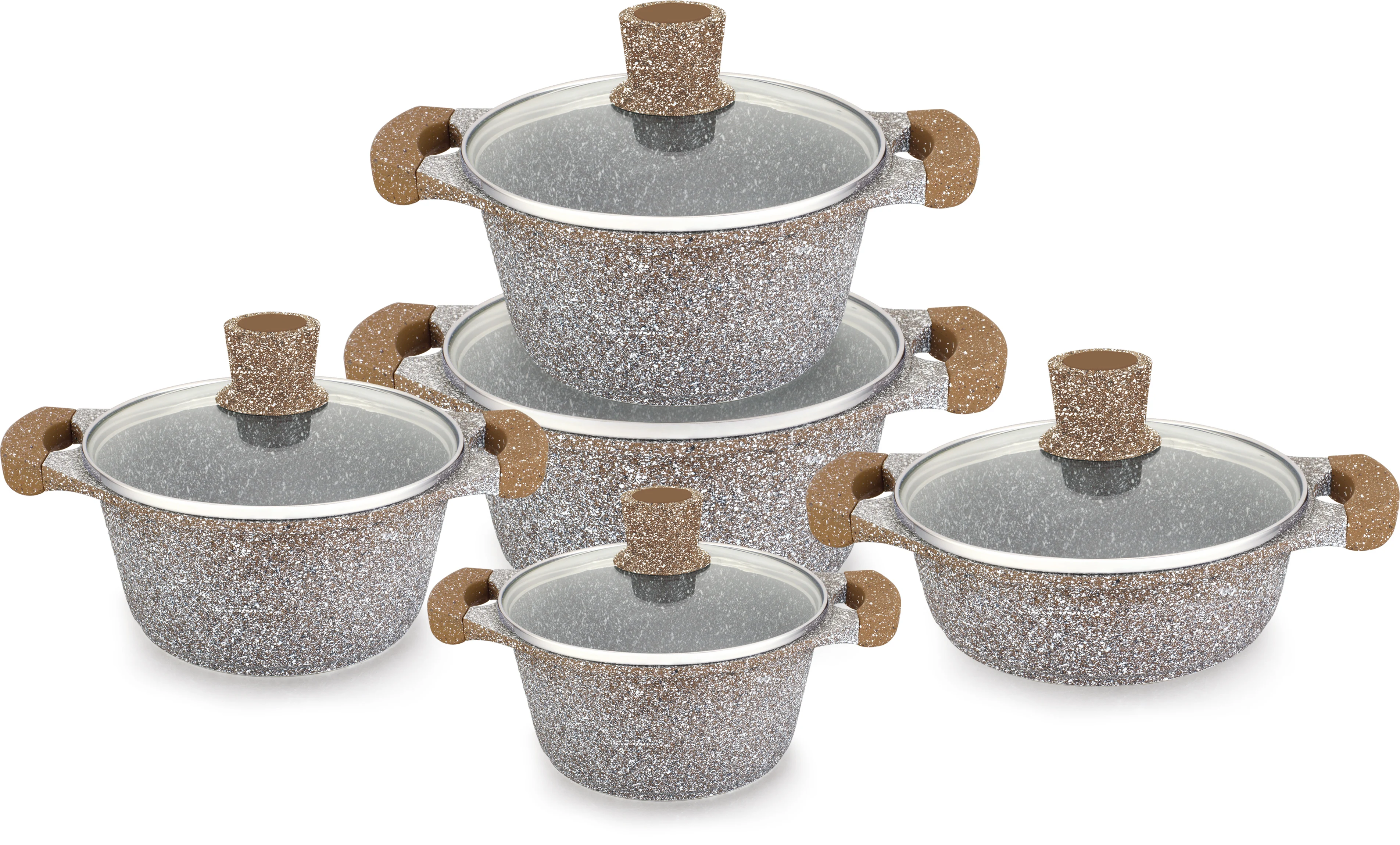 Wholesale high quality cookware non stick cookware sets kitchen household utensils cookware parts Die Cast Aluminum cooking pot