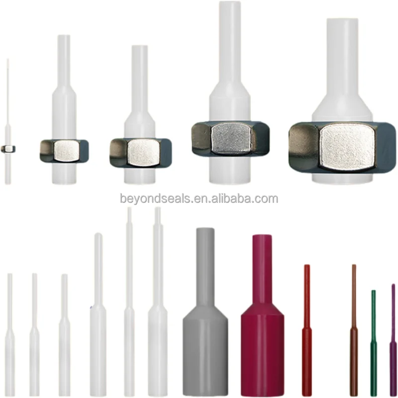 Customized High-Temperature Pull-Through Round Silicone Rubber Plugs