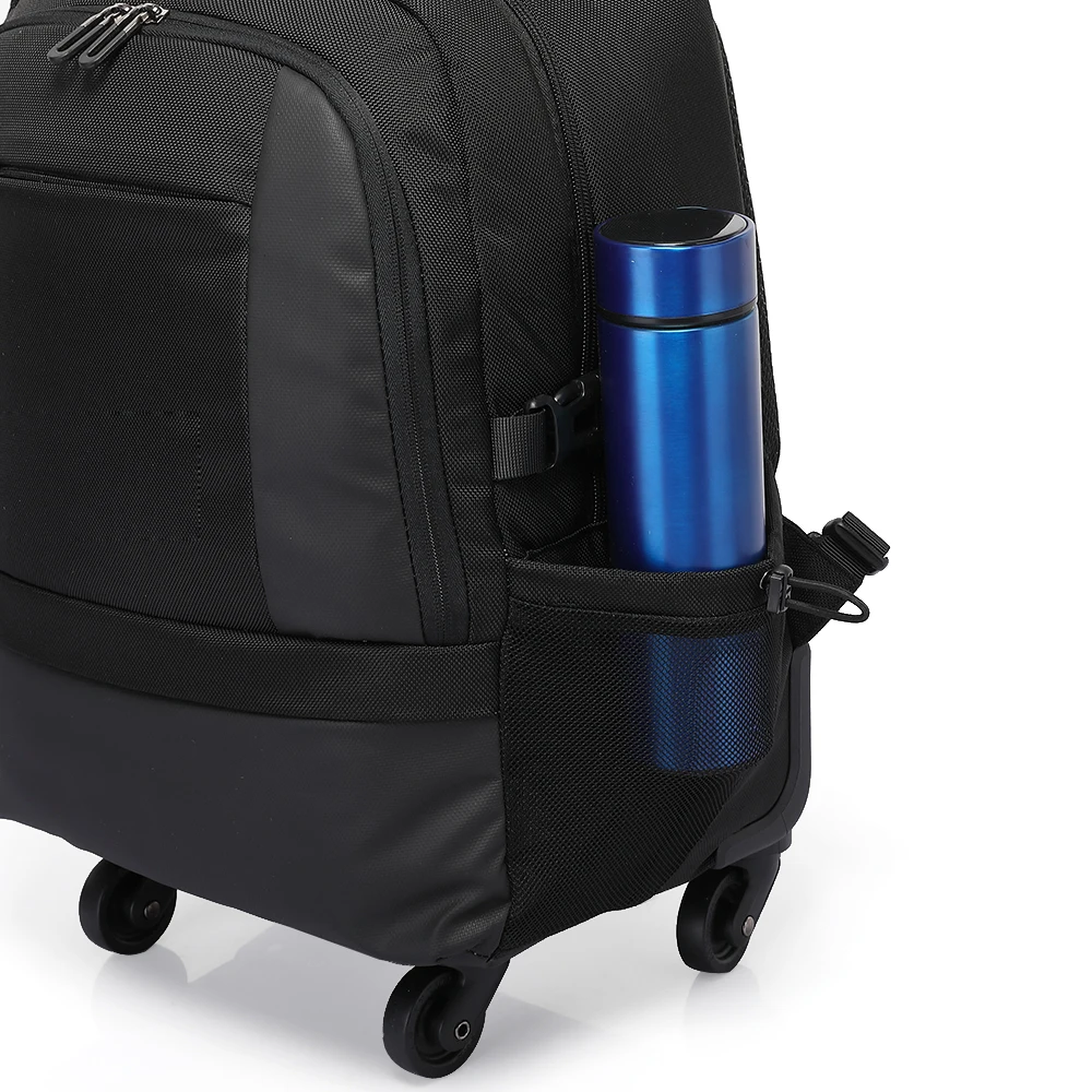 Custom large capacity soft fabric big suitcase trolley business travel bag custom duffle bag