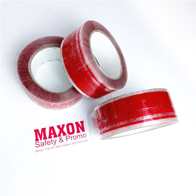 Carton Sealing Film Tape Large Roll Shipping Adhesive Tape Waterproof Bopp Packing Tapes