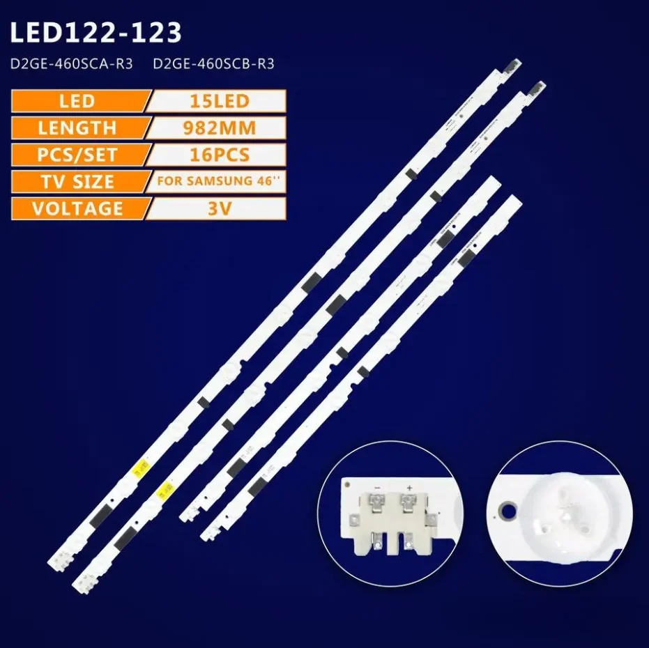 tv backlight light bar 2013SVS46F L9/R6 REV1.9 D2GE-460SCA/B-R3 for UA46F5500AR UA46F5080AJ UA46F5300AR backlight led tv