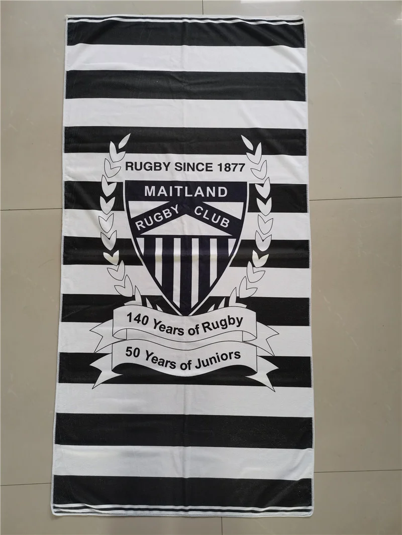 
Heat Transfer Printing 400Gsm Custom Logo 100% Cotton Gym Sport Bath Towel 