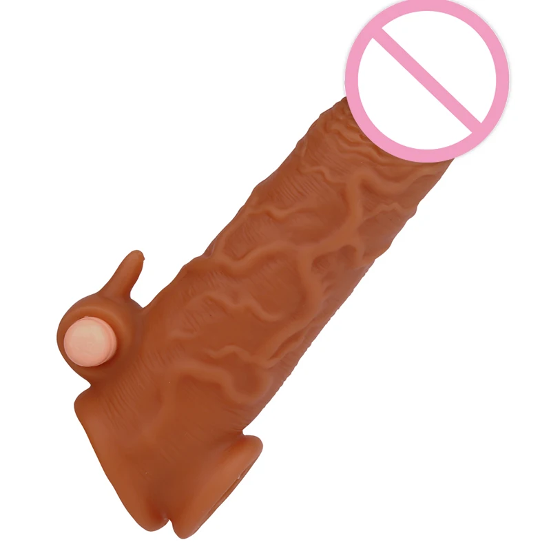 
silicone Soft Penis Extender Sleeve Reusable Silicone Condom Cock Enlargement Penis penis extender sleeve 