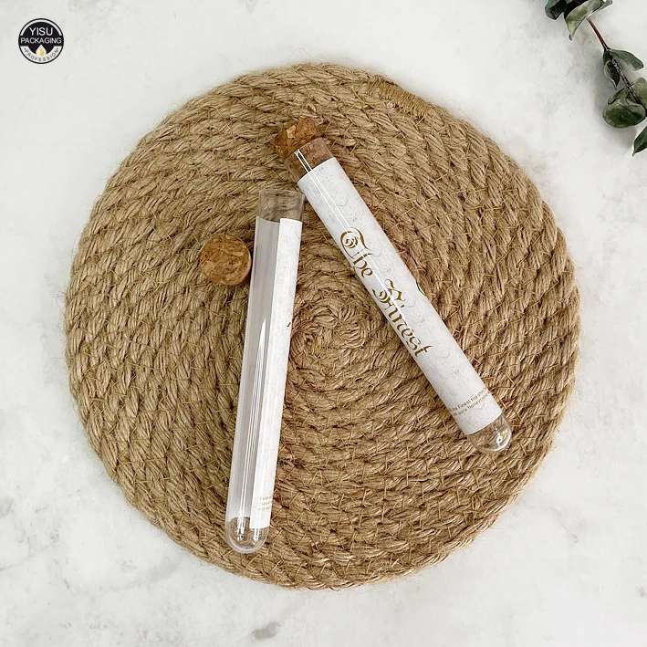 100ml test plastic test tube Vanilla plastic  packaging tube