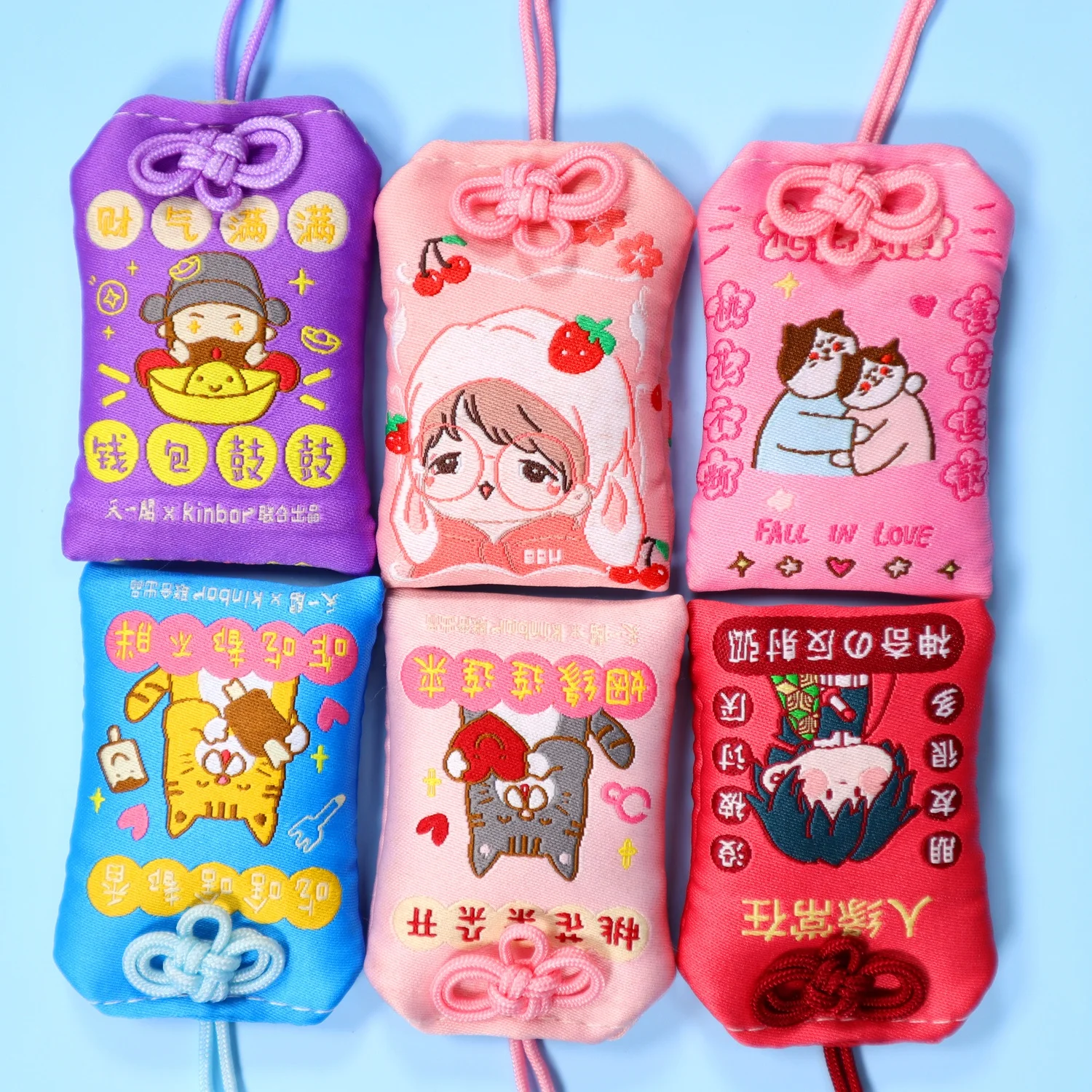 Wholesale Custom Diy Pray Bag Omamori Charm Japanese Amulet Personality Decoration Custom Omamori