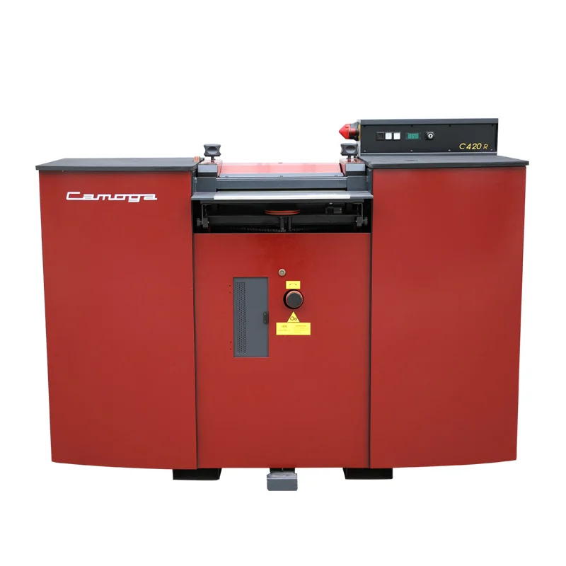 Camoga C420R 420 мм использованный итальянский ремешок нож Кожевенная машина для изготовления кожаных поясных сумок